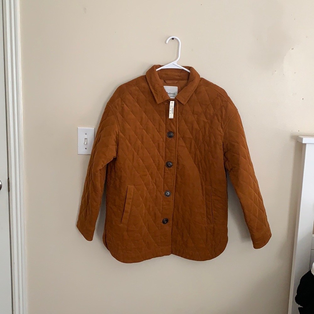 Madewell Quilted Corduroy Walton Shirt-Jacket